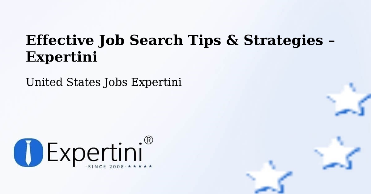 Job Search Tips & Strategies for Job Seekers – Peekskill - Peekskill, United States Jobs Expertini