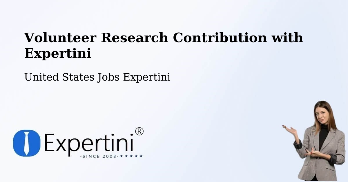 Volunteer Research Contribution Program – Peekskill - United States Jobs Expertini